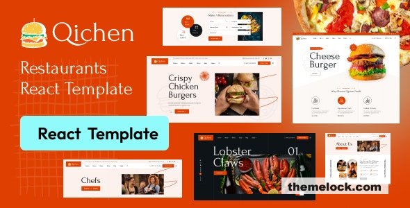 Qichen - Fast Food & Restaurant React NextJs Template