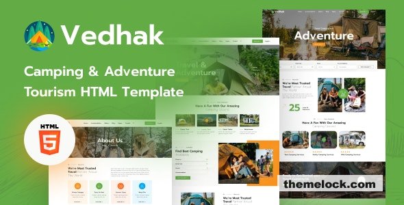 Vedhak - Adventure Tours and Travel HTML Template