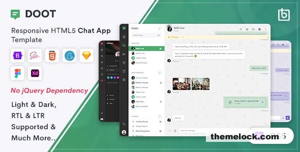 Download Doot v1.1.0 – Chat App Template + Sketch, Figma & Adobe XD | Free Nulled Scripts