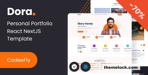 Download Dora – Personal Portfolio React NextJS Template | Free Nulled Scripts