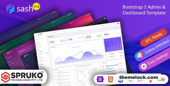 Sash v12 - Bootstrap 5 Admin & Dashboard Template
