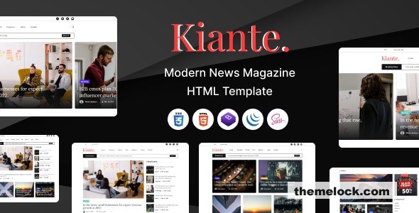 Kiante - Newspaper Magazine Blog Html5 Template