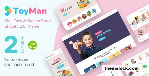 ToyMan v1.0 - Kids Toys & Baby Store Shopify 2.0 Theme