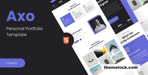 Axo - Personal Portfolio Template