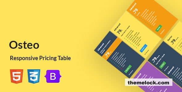 Osteo - Responsive Pricing Table