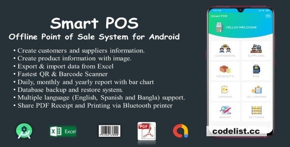 Smart POS v7.6 - Offline Point of Sale System for Android