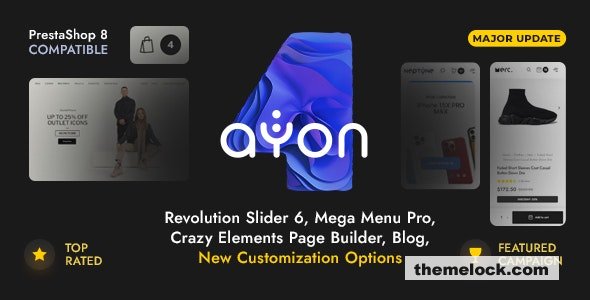 AYON v4.5 - Multipurpose Responsive Prestashop Theme