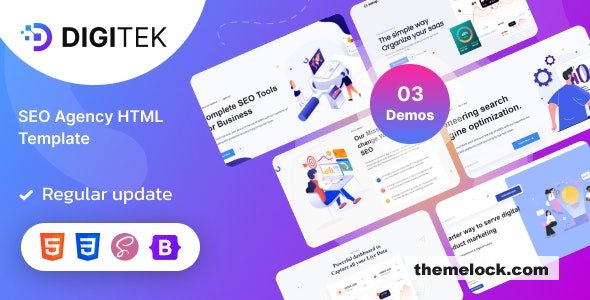 Digitek v1.0 - SEO Service HTML Template