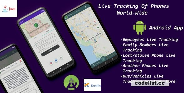 Phone Tracker v2.5 - RealTime GPS Live Tracking of Phones, Find Lost/Stolen Phones WorldWide with MyMap 2