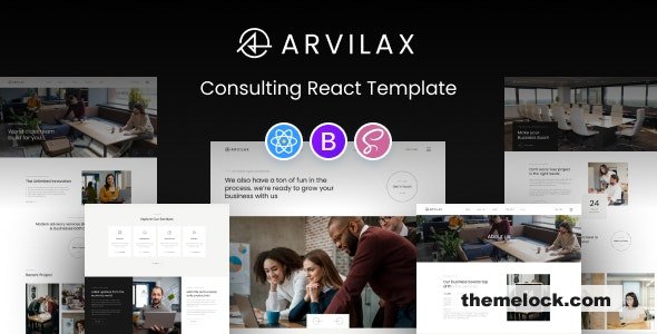 Arvilax – Business Consulting React Template