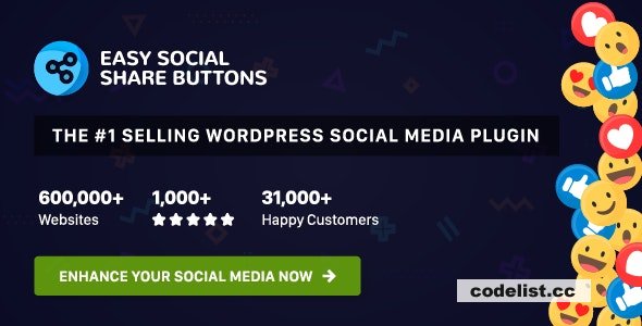 Easy Social Share Buttons for WordPress v9.9