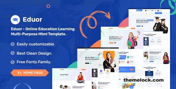 Eduor - Online Education Learning Multi-Purpose HTML Template