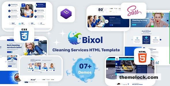 Bixol - Cleaning Services HTML Template