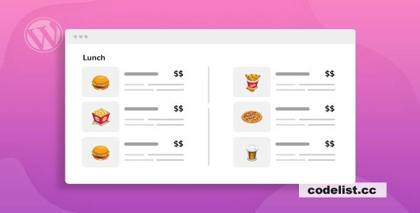 Food Menu Pro v4.0.1 - Restaurant Menu & Online Ordering for WooCommerce