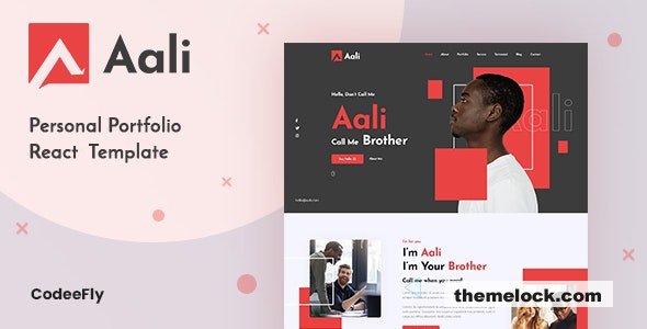 Aali - Personal Portfolio React NextJs Template