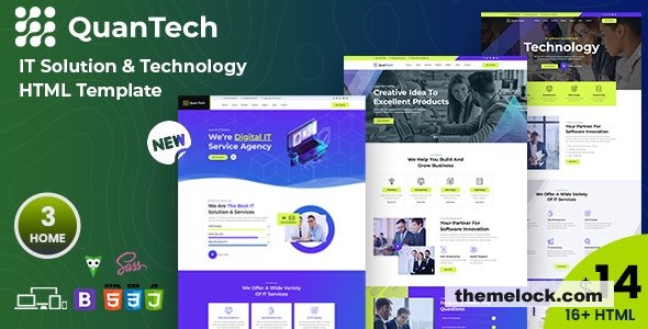 Quantech - IT Solutions & Technology HTML Template