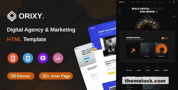 Orixy v1.0 - Digital Agency Template