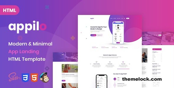 Appilo - App landing page