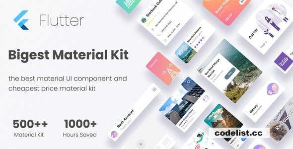 Biggest Pro Widget Flutter Kits v1.0 - Best Selling Flutter Widget Kit 3.0 Flutter UI Kit