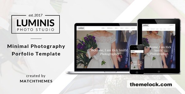 Luminis v1.0.5 - Minimal Photography Portfolio Template