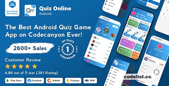 Quiz Online v7.1.2 - Trivia Quiz - Quiz Game - Web Quiz + Admin Panel - nulled
