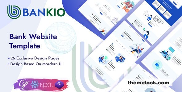 Bankio - Bank Website React Next Template