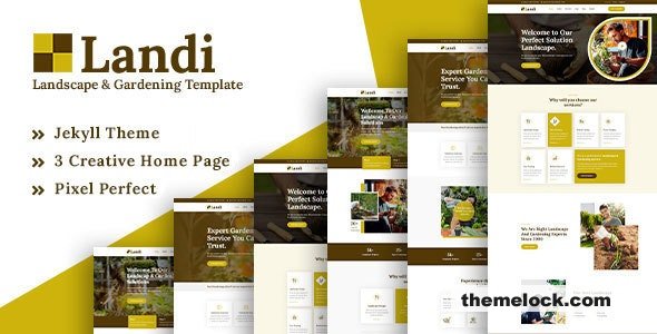 Landi - Landscape Gardening Jekyll Theme