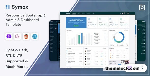 Symox v1.3.0 - Admin & Dashboard Template
