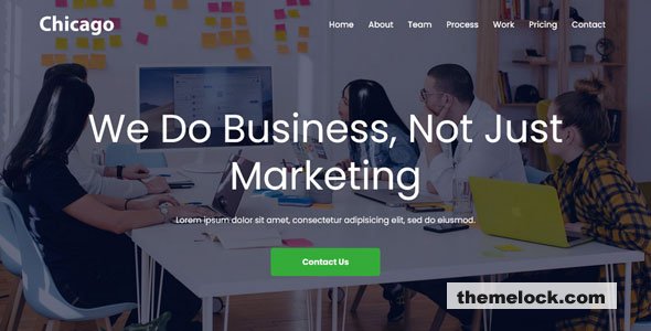 Chicago - One Page Bootstrap Template