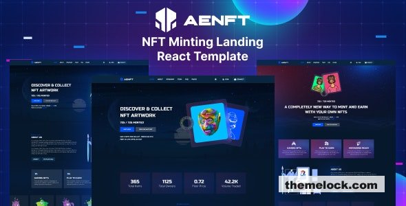 Download Aenft – NFT Minting or Collection React Template | Free Nulled Scripts