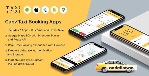 Taxi Taxi - Flutter Cab/Taxi Booking Apps - 31 May 2023