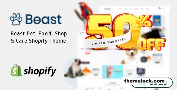 Beast v1.0.2 - Pet Shop Food Animal Care Responsive Shopify Theme | OS 2.0