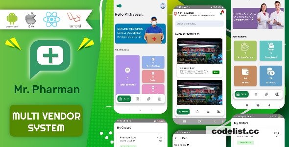 Mr.Pharman - React native multi vendor - pharmacy complete solution - 2 May 2023