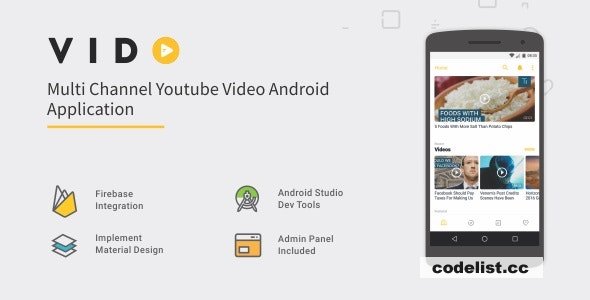 Vido v2.2 - Android Youtube Multi Channel