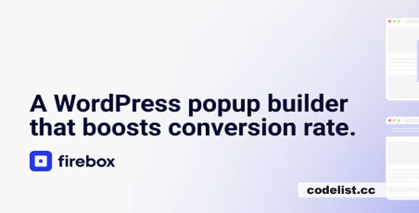 FireBox Pro v2.1.23 - A WordPress Popup Builder that boosts conversion rate