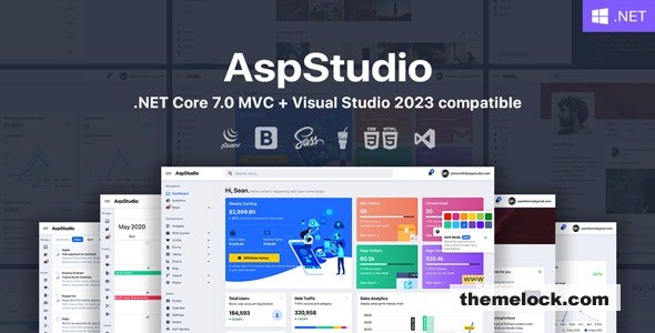 Download AspStudio v4.1 – ASP.NET Core 7.0 MVC Bootstrap 5 Admin Template | Free Nulled Scripts
