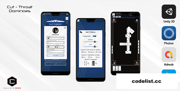 Cut Throat v1.0 - Dominoes Multiplayer Game Unity