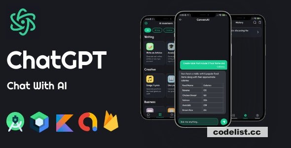 ConversAI v1.1.0 - ChatGPT AI Native Android Chat App