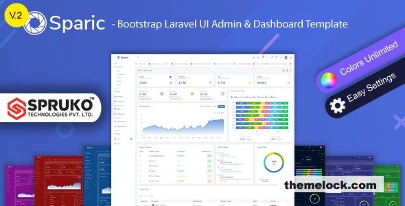Download Sparic v2.0 – Laravel Admin dashboard Template | Free Nulled Scripts