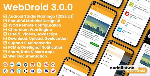 WebDroid v3.0.0 - Android WebView App