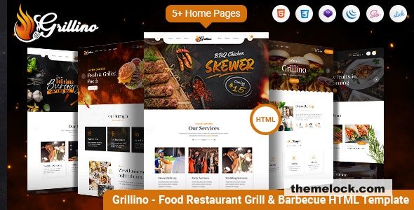 Grillino - Grill, Restaurant & Food HTML Template
