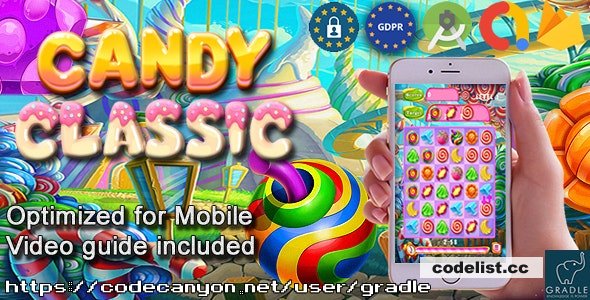 Candy Classic (Admob + GDPR + Android Studio) - 8 July 2023