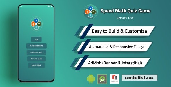Fast Math v1.3.0 - Quiz Game Source Code with Admob and Unity