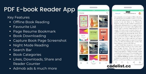 PDF Ebook Reader App + Admin App v1.0