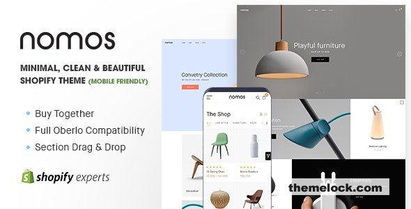 Nomos - Minimal, Clean & Beautiful Shopify Theme (Mobile Friendly)