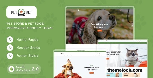 PetBest - Pet Store & Pet Food Responsive Shopify Theme