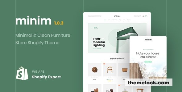 Minim v1.0.3 – Minimal & Clean Furniture Store Shopify Theme (Mobile Friendly)