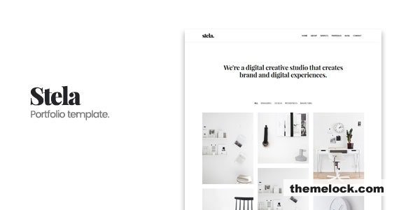 Stela - Minimal Portfolio HTML Template