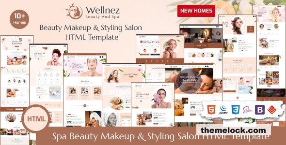 Wellnez - Spa Beauty & Wellness Salon HTML Template