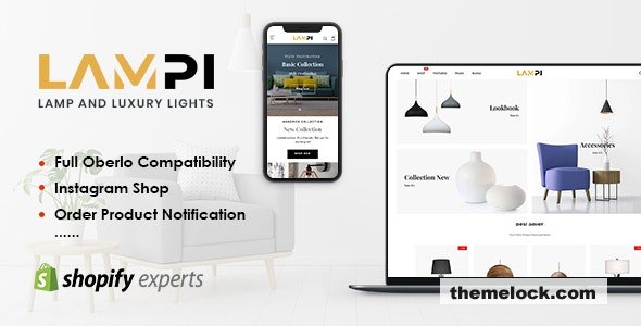 LAMPI - Lamp & Luxury Lights Responsive Shopify Theme